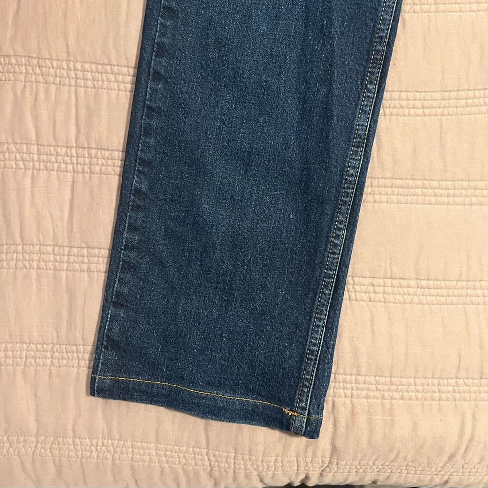 Levi's Men's 514 Straight Fit Dark Blue Jeans - Picture 6 of 7